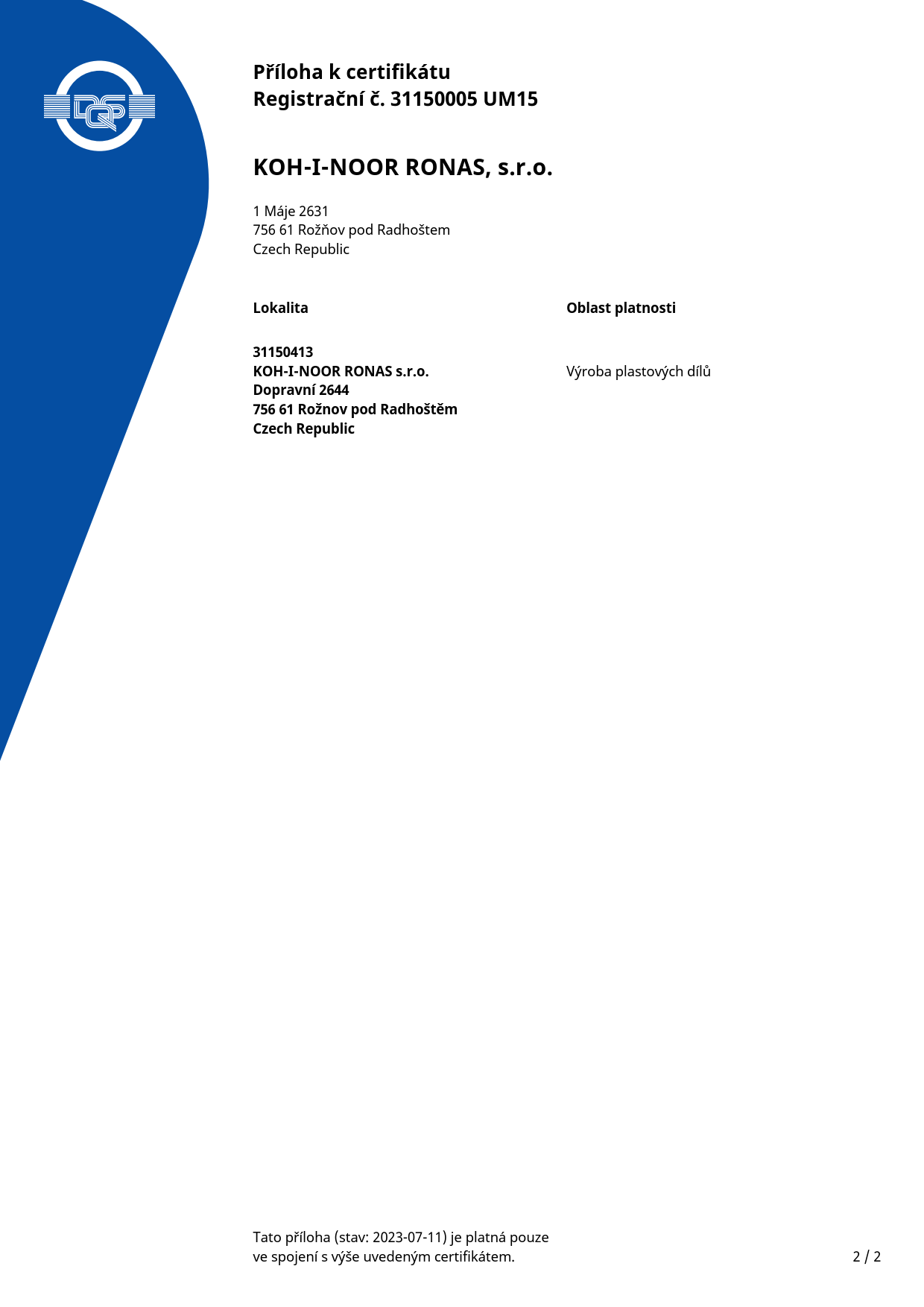 ISO 14001 : 2015